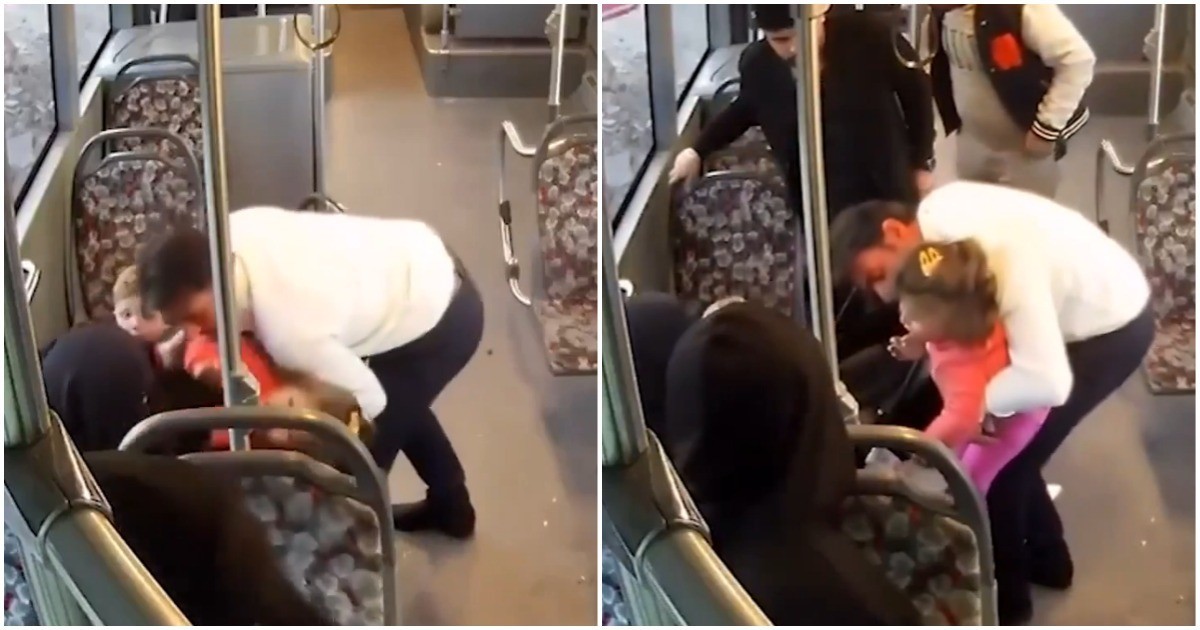 Мужчина спас девочку с помощью приёма Геймлиха