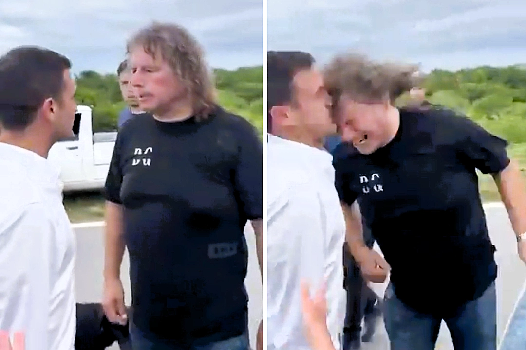 Аргентинскому конгрессмену сломали нос на въезде в город, пострадавший от наводнения