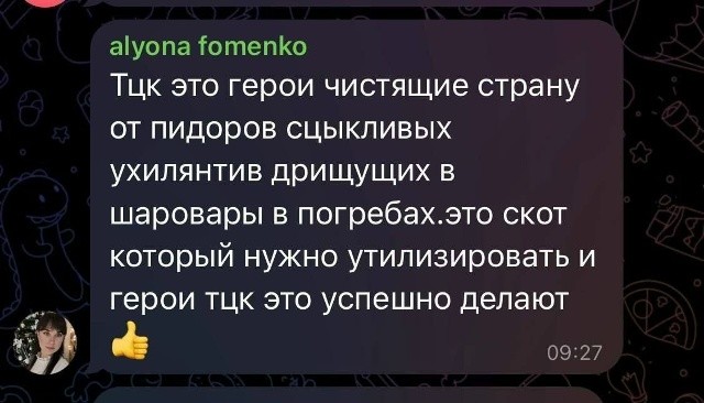 Мнение украинской патриотки