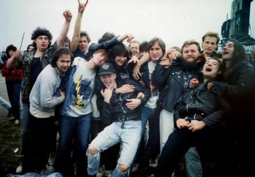 На концерте «Монстры рока» в Тушино, 28 сентября 1991 года.