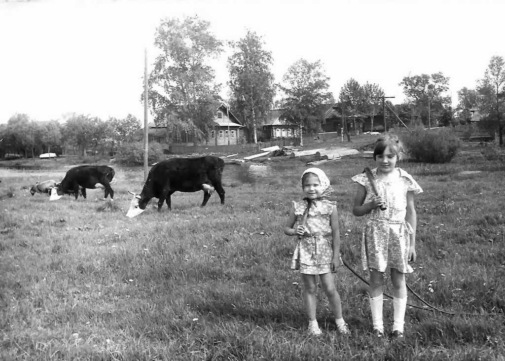 Маленькие пастушки. 1980–1982 годы. Неизвестный автор.