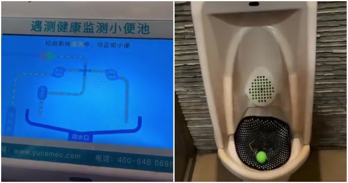 Китайские писсуары с функцией анализа мочи