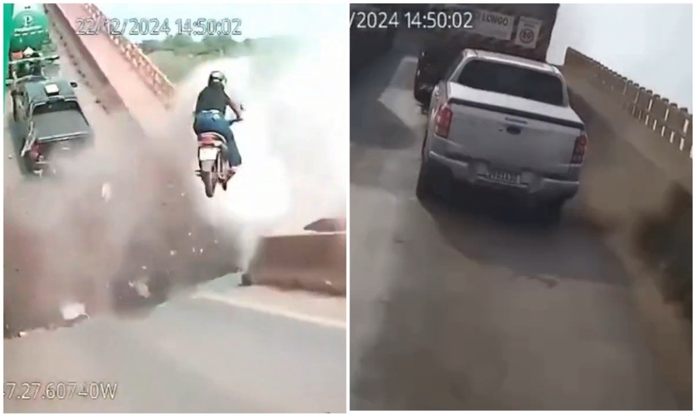 Жуткие кадры обрушения моста в Бразилии