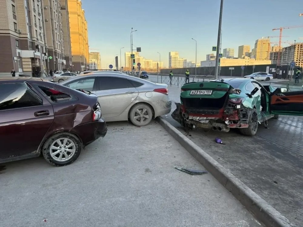 Прилёт BMW в Тюмени