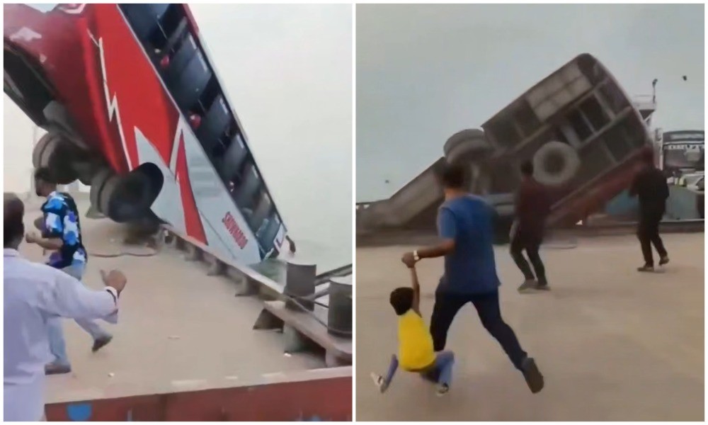 Автобус с 40 пассажирами рухнул в реку 