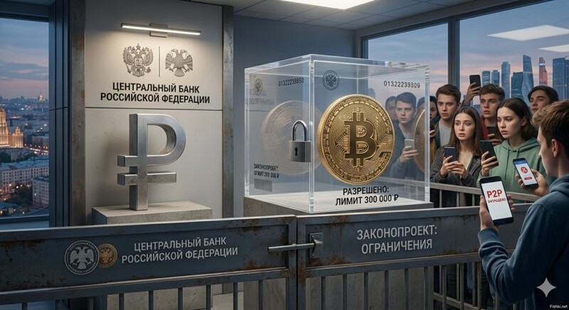 Биткоин в России легализуют, но запрут в «цифровую клетку» ЦБ