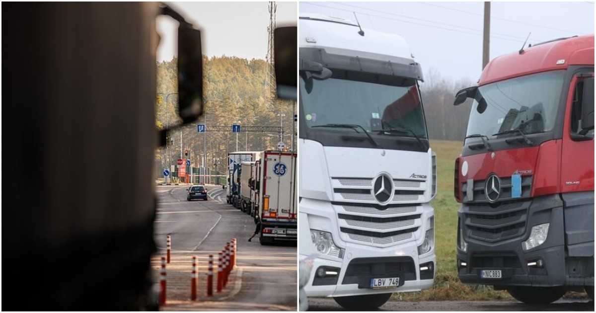 Литовские перевозчики не могут выкупить свои фуры из Беларуси из-за собственных санкций