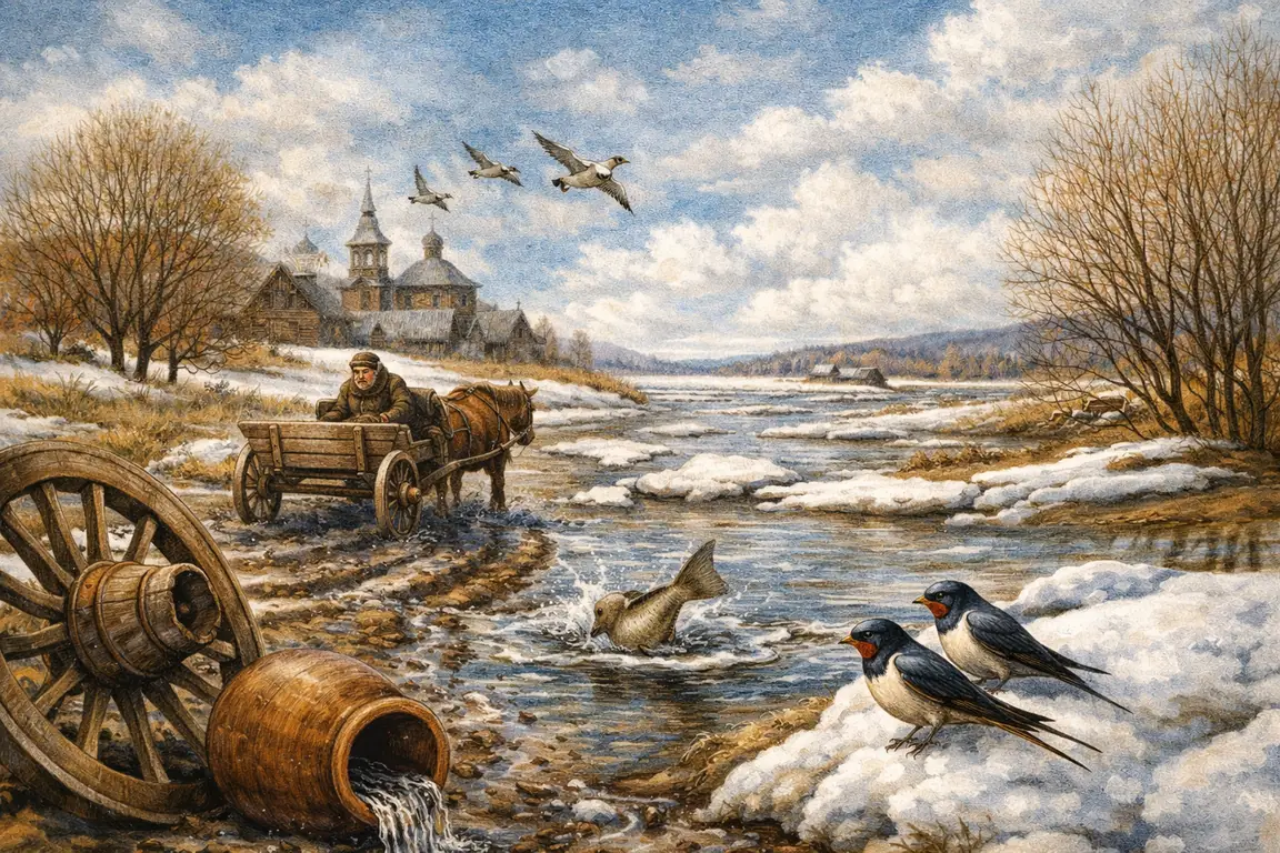 30 марта 2026 в народном календаре. Алексей Теплый, Водотёк или "пролей кувшин"