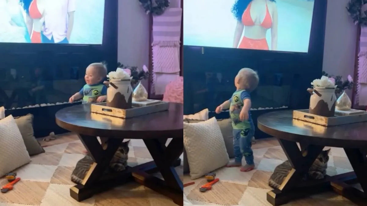 Ребёнок внезапно сменил приоритеты во время пробежки