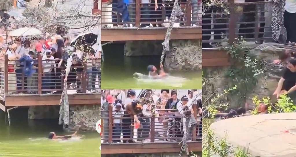 Быстрая реакция спасла жизни: в Сиане очевидцы помогли женщине с ребенком выбраться из воды