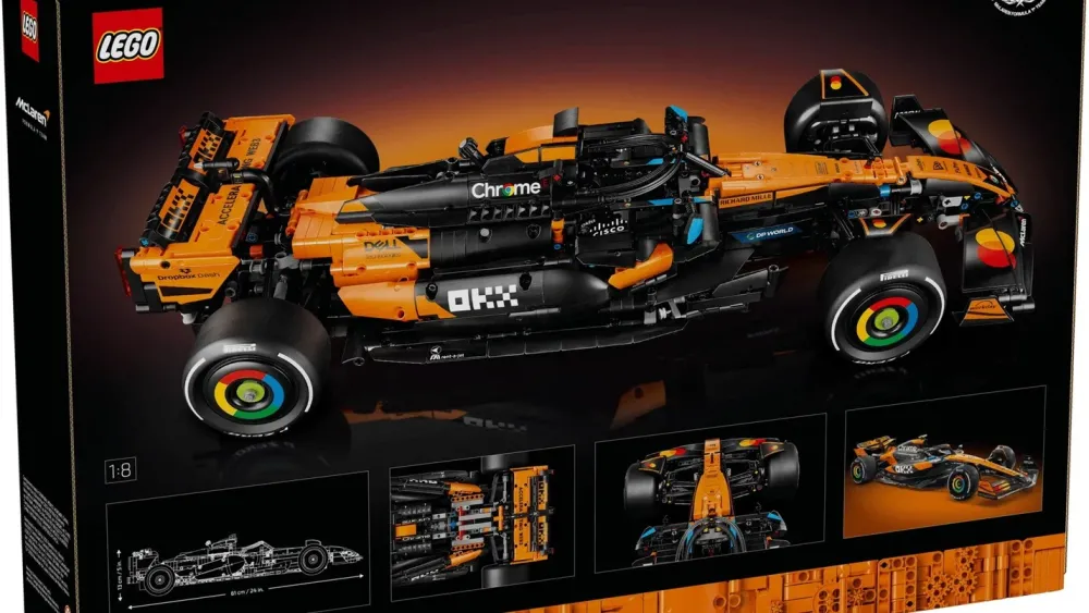 Чемпионский болид McLaren стал огромным конструктором Lego