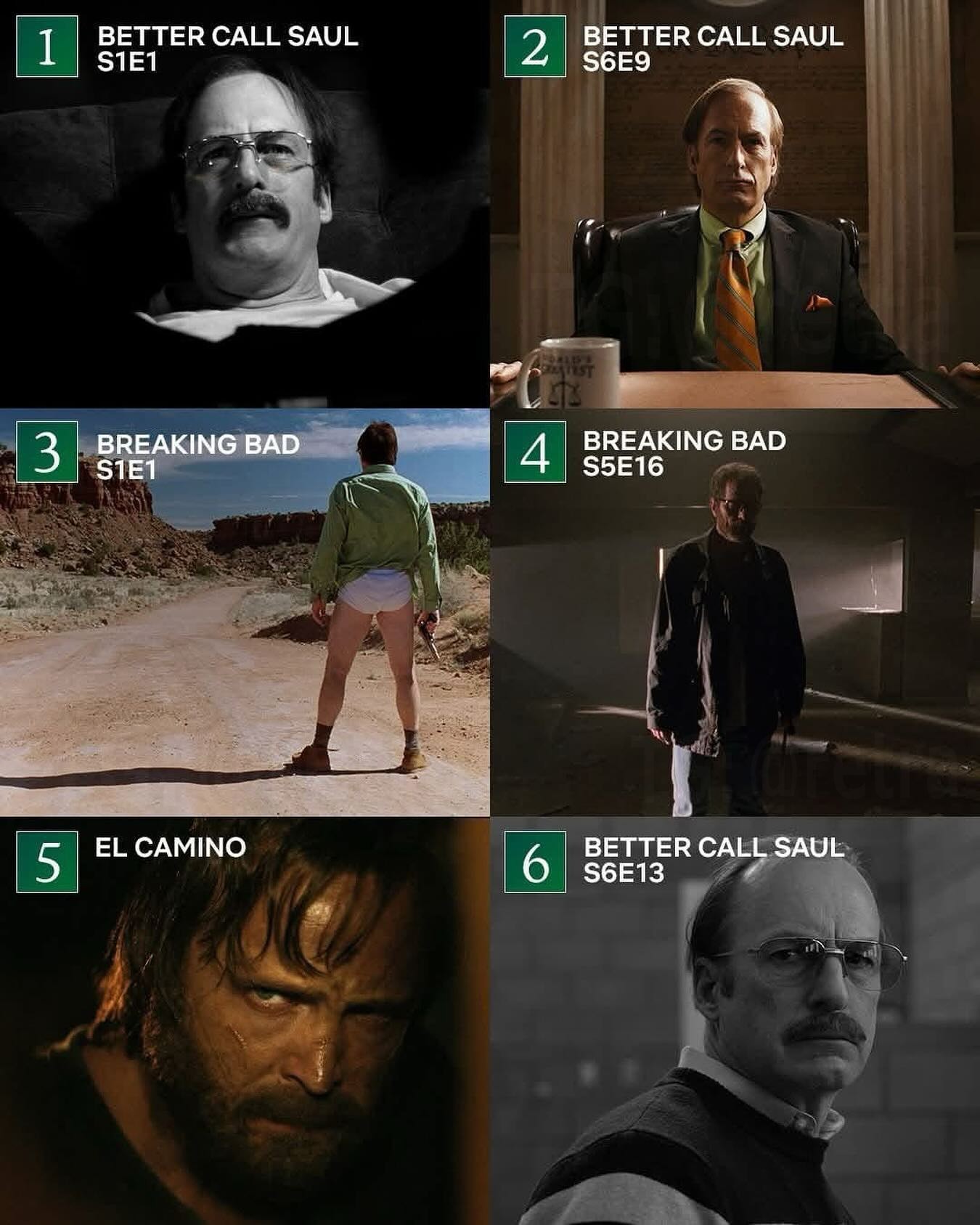В каком порядке смотреть проекты, связанные с сериалом «Во все тяжкие»