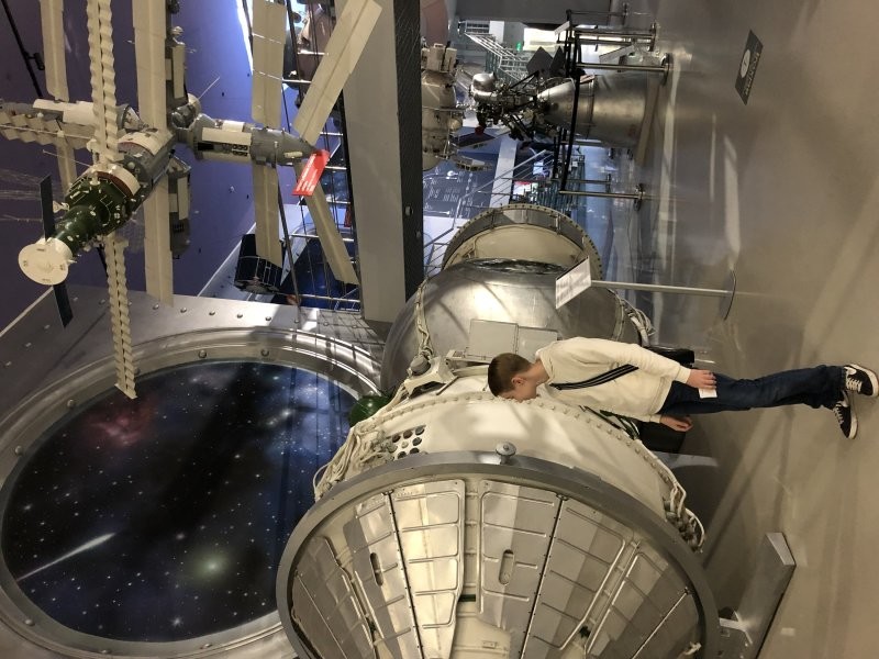 В музее космонавтики с сыном