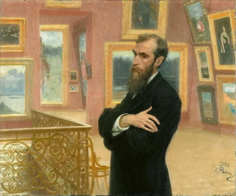 Как на нашего Третьякова похож... Но не он.