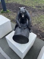 Мишки пермской набережной.
Десятого с посекунчиком говорят спёрли.