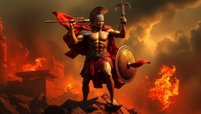 А когда-то Марс сидел на  Олимпе...