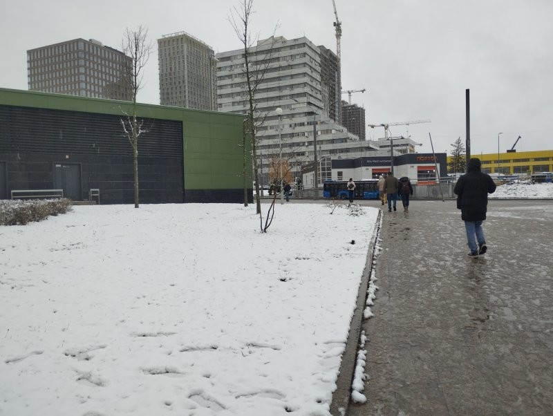 У нас тож, скоро растает.