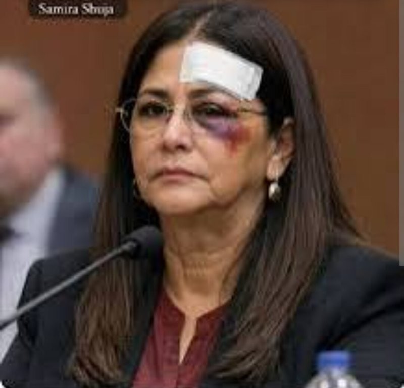 Выкрали. Похоже, она больше всех сопротивлялась