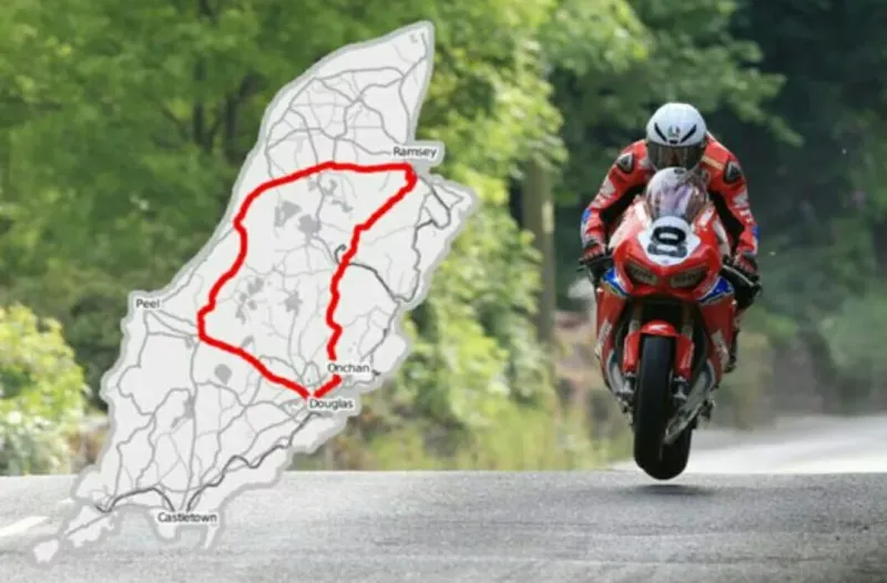 На кадрах трековые гонки, с зонами безопасности, сервисом итд.

А вот на ТТ острова Мэн, собираются самые безумные