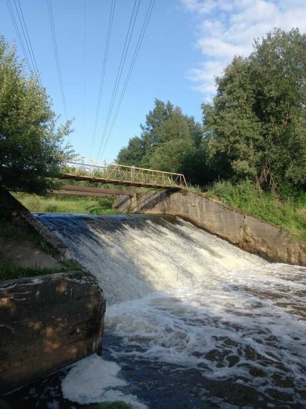 Мост через Охту. СНТ Лаврики.