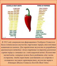 Рейтинг остроты перца чили