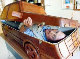 В Африке аналогичные Деревянные делают, но только гробы.