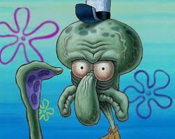 Красти зажал зарплату Сквидварду ;)