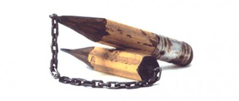 Крошечные скульптуры из грифеля