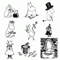 Почему-то не могу воспринимать муми-тролля, если нарисован не автором Туве Янсон