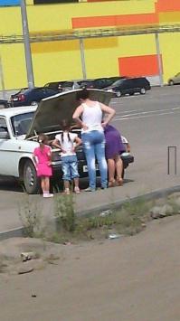 Вот Волга попала...