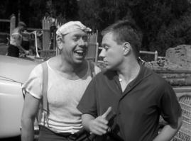 - Ты вообще живёшь на свете по доверенности. Машина на жену, дача на тестя - у тебя ничего нет - ты голодранец!
(Берегись автомобиля)