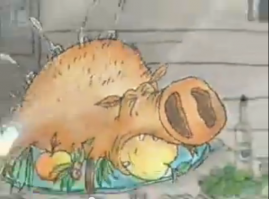 Он был такой нарядный.