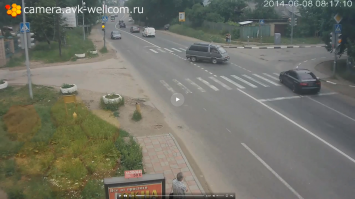 Авария дня 1545. Проскакун задел пешехода