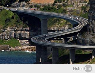 Sea cliff bridge, New South Wales, Australia.