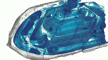 Посмотрите внимательно, это аппарат для передвижения в косми4еском пространствею
или просто надувная лодка)