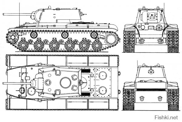 вот он, красава КВ-1 (Клим Ворошилов)



именно появление серии КВ заставило немцев ускорить разработку Тигров и Пантер. Окончательно "поторопили" фашистов выпускать сверхтяжелую технику повсеместное использование Т-34-76 в 1941-42м
