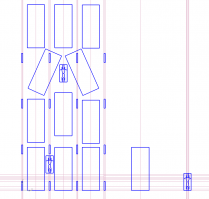 Вот, вчера такая херота произошла, когда ехал строго посередке. Но ладно, не об этом.

На картинке автомобили - Dodge Caravan, габариты вместе с зеркалами отображены, мотоцикл - средневзвешенный чоппер (такая большая елда на которой Хирург и подобные байкеры). Его габариты тоже вместе с зеркалами. Ширина полосы - минимальная, три метра. Так вот, зазор между зеркалами мотоцикла, не самого узкого, и зеркалами авто, не самого узкого - 150 мм. Причем это еще все стоят ровненько посередине. А в жизни все расставлены как бык поссал и зачастую расстояние между авто такое, что можно на двух скутерах проехать параллельно и никого не задеть, хоть и со скрипом. И каждый в своей полосе. На рисунке самый крайний случай, когда мотоциклист едет по линии разметки, на деле же - это очень редко бывает, центр промежутка между авто всегда смещен. И авто сами по себе гораздо чаще шире двух метров.

А если учесть, что в основном ширина полосы все-таки 3,25 в городе, а крайняя правая вообще шесть, где даже автомобилям можно в два ряда ездить - тут пространство такое, что можно и от двери увернуться.
