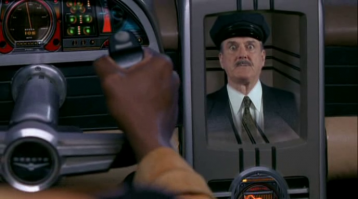 Эм... Да, вспомнил, "Плуто Нэш".
"Бруно-о-о!!!" 
Тачка, которую они угнали. Вход сзади :)