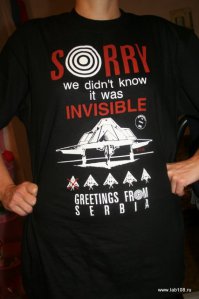 Извините я не знал что вы невидимы. 27 марта 1999 года Югославская ПВО совершила невозможное – в районе деревни Будановцы (пригород Белграда) был сбит «стелс». Самолет-невидимка был уничтожен ЗРК С-125 3-й батареи 250-й бригады ПВО, которой командовал венгр Золтан Дани