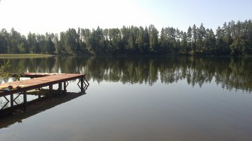 На природе