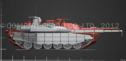 Т90 один из самых небольших танков.