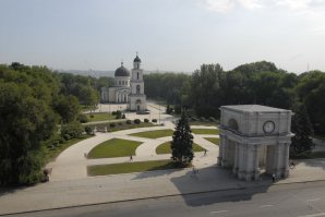 центр города - сплошные каменные джунгли...