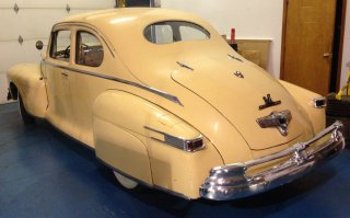 Очень красивый Lincoln Club Coupe 1947 года с двигателем V12