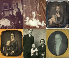 ПОСТ ХРЕНЬ!!!  первые фото делались чаще с мертвыми людьми (что касаемо детей, все первые фото только с мертвыми детьми были..т.к экспозиция не позволяла четко снять живого человека)