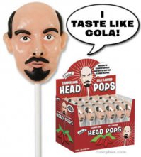 Леденцы в виде знаменитых персонажей 