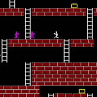 Lode runner. Играю я и дети. И да, песок сыпется.