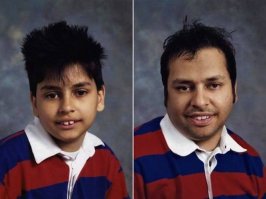 На этих фотках времени мало прошло, всего 1 лето в деревне с бабушкиной кормежкой да с дедушкиным самогоном!