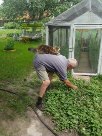 Моя может вот так своё расположение выказывать))