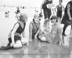 Женская пляжная мода 1920-х годов 