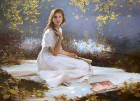 Женщина в картинах Ан Хи